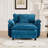 Chenille Fabric Chair,Comfy Double Layer Upholstered Seat Cushion-2118497548