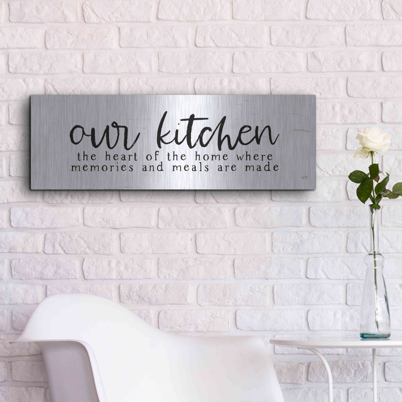 «Our Kitchen» par Lux + Me Designs, art mural, H 12 po x l 36 po