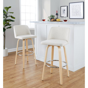 Tabouret de bar pivotant 29,5 po Toriano (Ensemble de 2)
