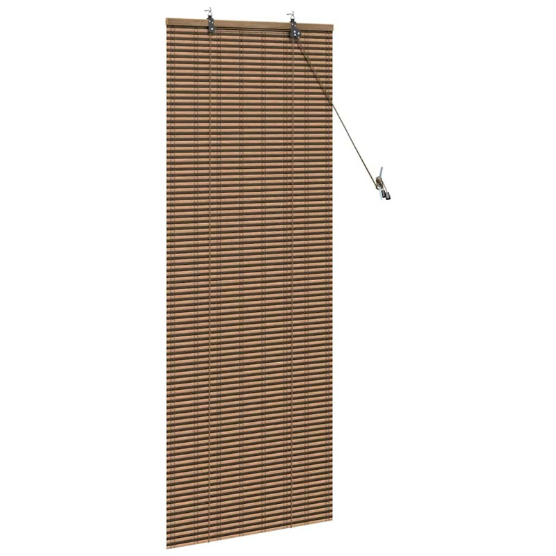 Bamboo Venetian Blind, Brown, 160cm L x 60cm W