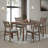 Watanabe 5-Piece Dining Set with Ladder Back Chairs-1105720291-1310797349