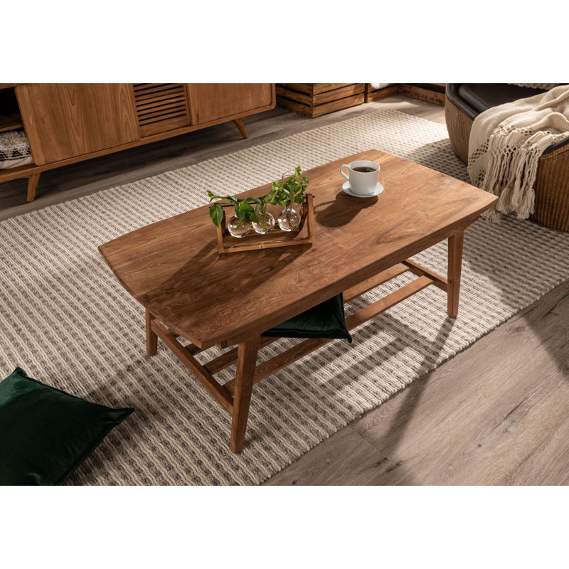 Solid Wood Four Leg Coffee Table