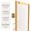 70.25" x 70" Eudes Shoji 5 Panel Room Divider-1667638487-1733723574