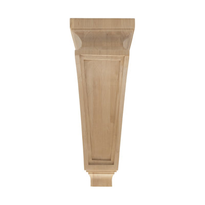 15 in x 6 in x 6 in Unfinished X-Large North American Solid Mission Wood Corbel -  Architectural Products by Outwater L.L.C., 3P5.13.00137