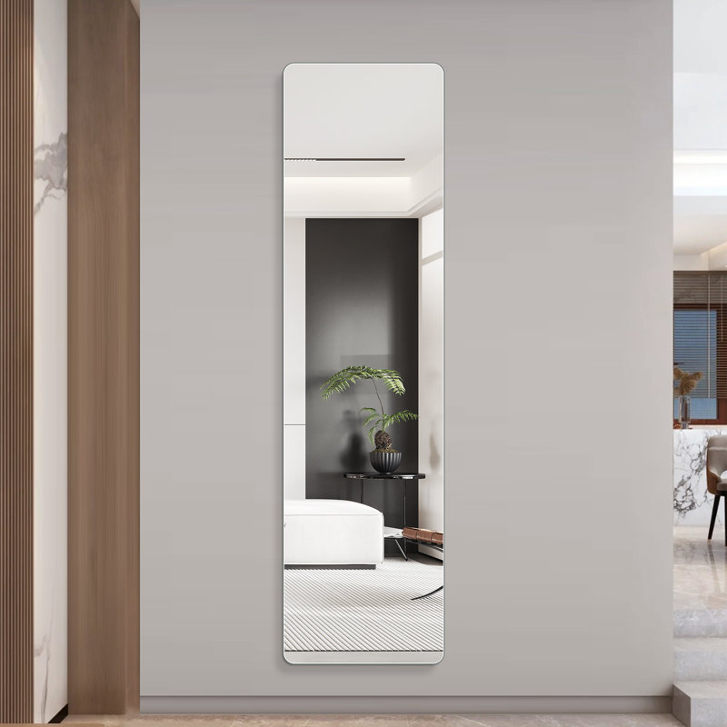 59"x16" Full Length Frameless Mirror for Wall, Bedroom, Bathroom, Living Room – Selfie Mirror, 59" x 16" 