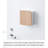 Yamazaki Home Square Magnetic Key Cabinet, Wood Accented Keychain Organizer, Steel + Wood, Magnetic-602552865
