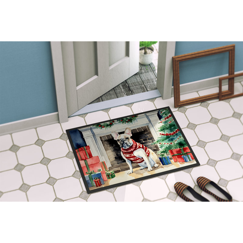 Tapis de porte antidérapant Jermiya, L 24 po x L 36 po
