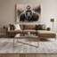 Faune, gorille de montagne, art mural sur toile beige-1381280483