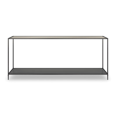 70'' Glass Top Console Table
