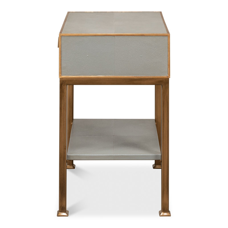 Gillian 1 - Drawer Solid Wood Nightstand