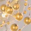 115'' in. Lighted Faux No Plant Species Garland, Gold
