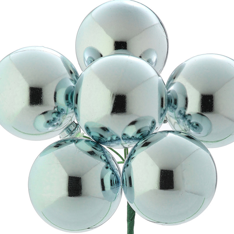 Boule de 40 tiges en plastique incassable 40 mm , Bleu