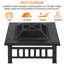  Steel Charcoal and Wood Burning Fire Pit-634748968-634748969