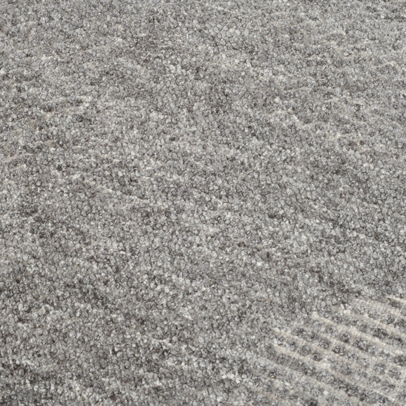 Arlington Moroccan Dark Gray Hand-Knotted Area Rug, Rectangle 8' x 10'