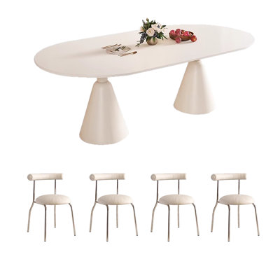 Combinaison table et chaises à vent d'huile