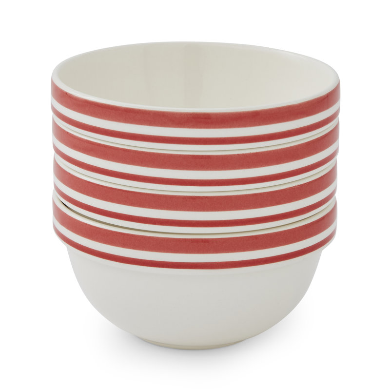 Portmeirion, Potters Stripe - Stacking Bowls (consolidate on size not colour?), Red