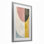«Scandinavian Pastel Curves», reproduction encadrée sous verre, design par 1x