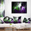 Plasma brillant - coussin abstrait imprimé-30734836