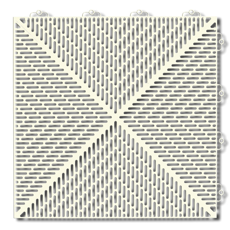 Carreaux de drain pour plancher de garage 14,9 "x 14,9" Bergo Unique