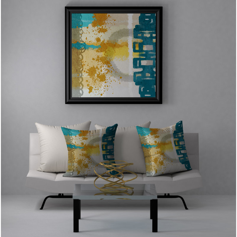  Housse et insert de coussin carré tendance, 18" x 18"