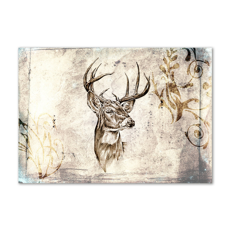 Deer - Wrapped Canvas Print