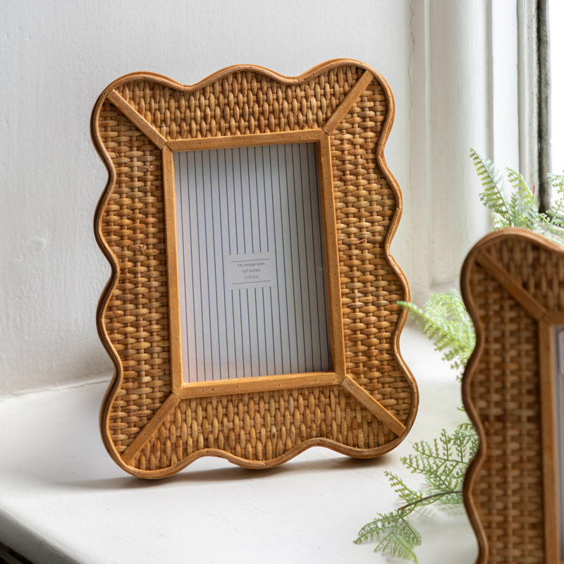 Ayora Rattan Photo Frame 7x5in, 5" x 7", 5" x 7"