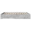 Vidaxl Bed Frame With Drawers Concrete Grey-533798024