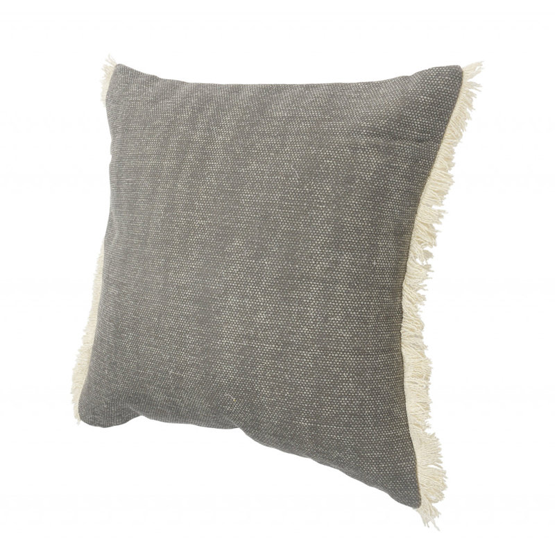  Coussin décoratif carré, Gris/Ivoire