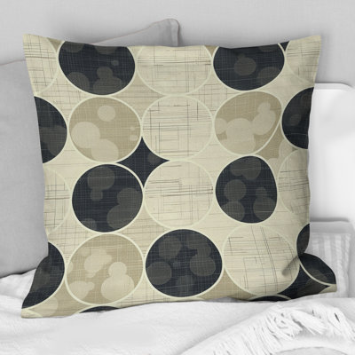Coussin décoratif beige Midcentury II - Midcentury