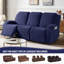 Couvre-fauteuil inclinable avec coussins élastiques pour enfants 3 pièces Wald-439568098