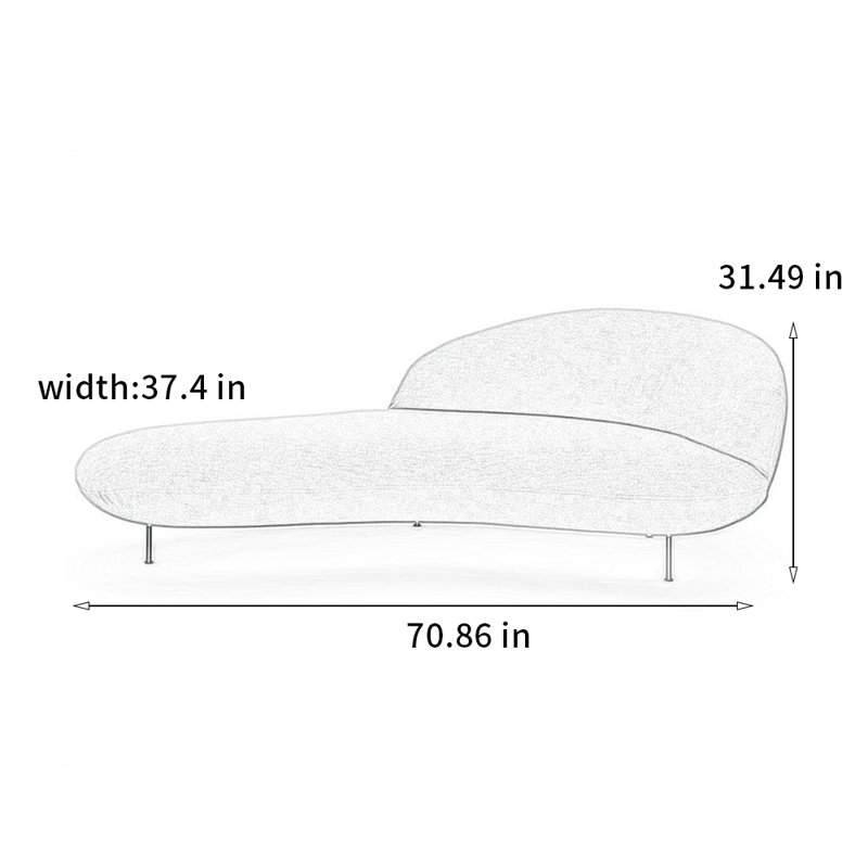 Chaise en bois massif de haute qualité, Orienté à droite, Blanc
