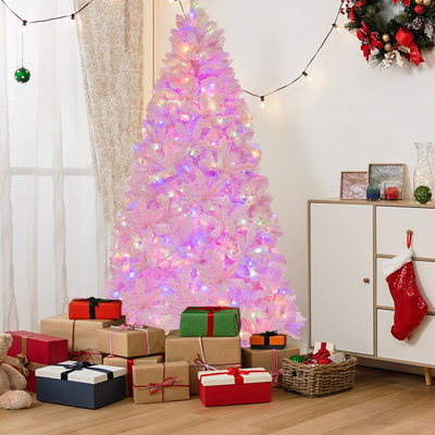 Arbre de Noël artificiel pin 7 'éclairé