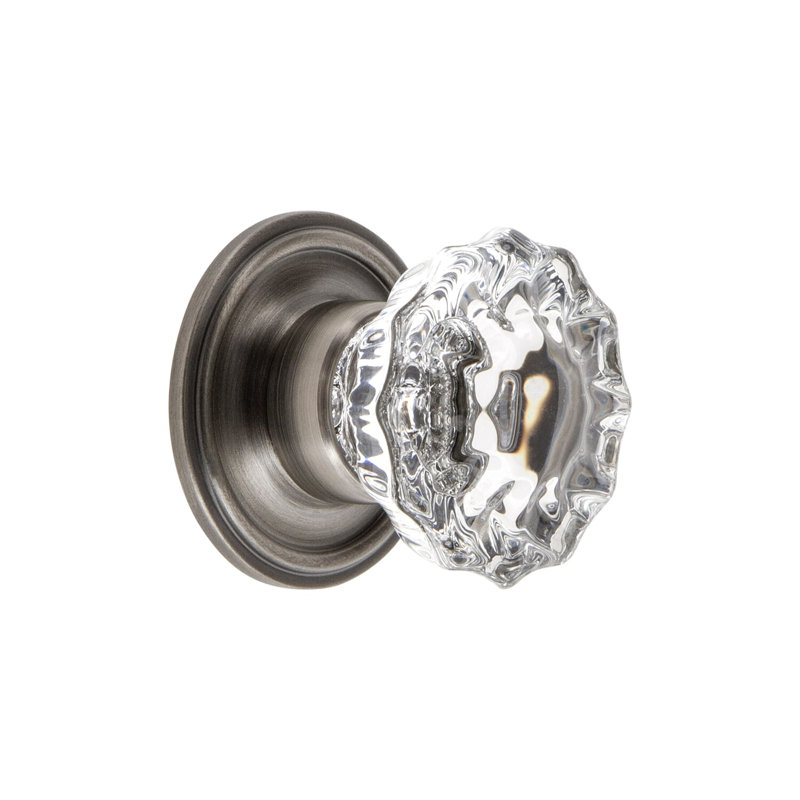 Versailles Round Knob, Antique Pewter