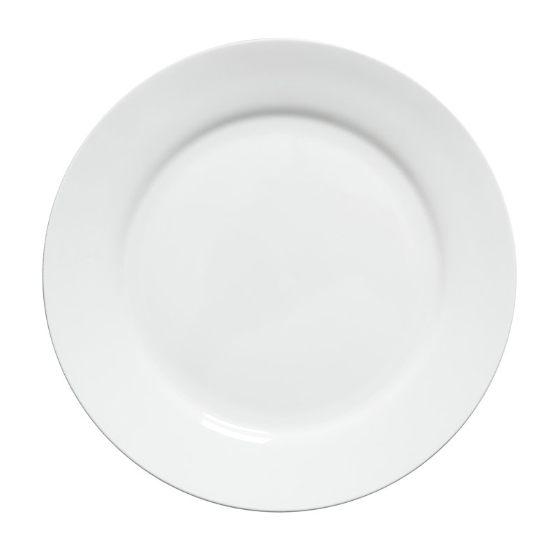 White Porcelain 16-Piece Dinnerware Set, Service for 4