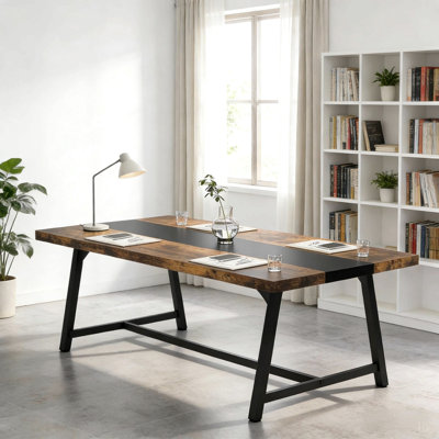 Industrial Style Meeting Table,Office Computer Desk,Conference Table