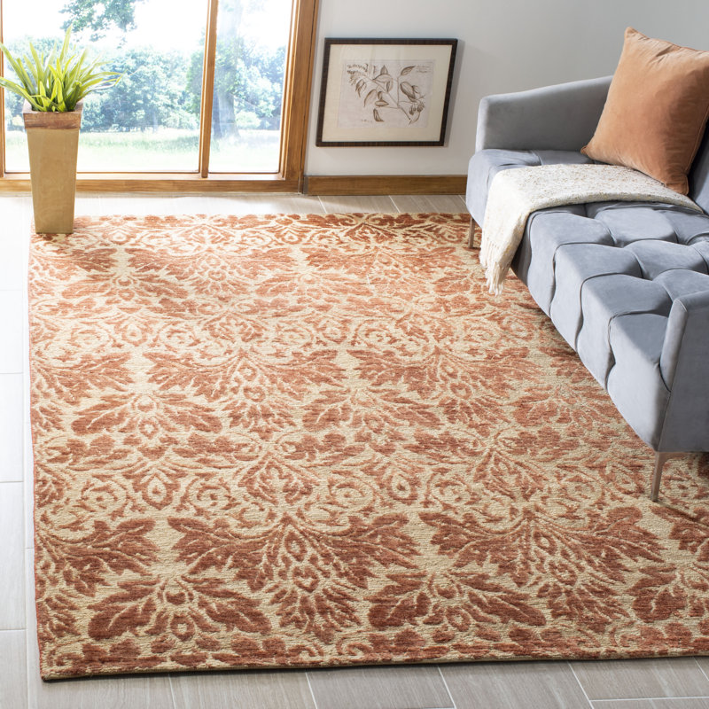 Tapis en laine noué à la main Katharine Santa Fe, Rectangle 6 pi x 9 pi