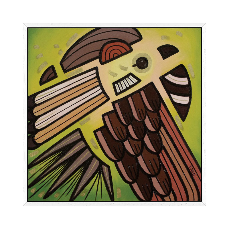 Backyard Birds House Sparrow by Yue Zeng - Gallery-Wrapped Canvas Giclée on Canvas, 45.72 cm H x 45.72 cm W