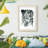 Patterned Leaf Shapes II - Vintage Botanical Print, Matted and Framed Under Acrylic Glass, Living Room and Dining Room Wall Art-441736795-441736796-441736787