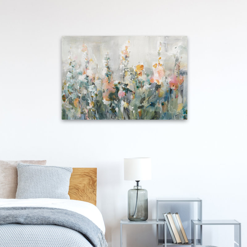 Art de jardin abstrait et noir rustique, H 24 po x l 36 po