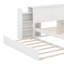 Storage Platform Bed With Trundle And Pull Out Shelves-114355497
