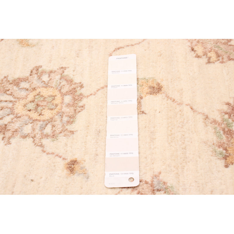 Tapis unique en laine noué à la main de style nouvel âge 4 pi x 6 pi 1 po Tigridie