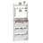Farmhouse Shoe Cabinet With 2 Flip Drawers & Coat Rack-1002600085