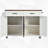 Kitchen Island with Drop Leaf & 2 Storage Cabinets-686774550