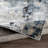 Cosey Abstract Navy/Gray Area Rug-921573002