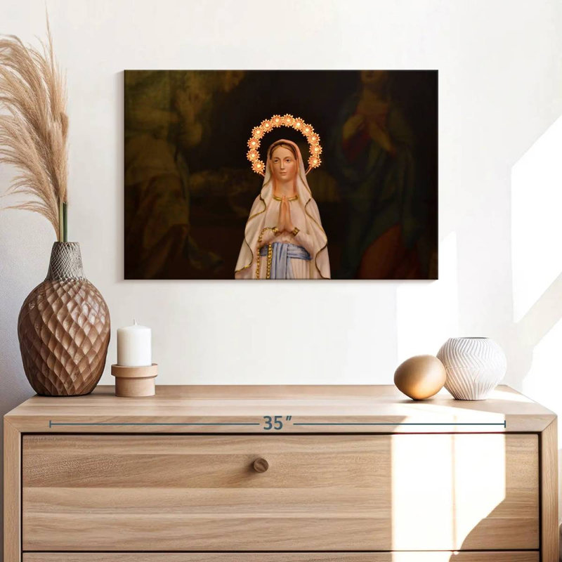 Adella Virgin Mary Praying, 16" H x 24" W