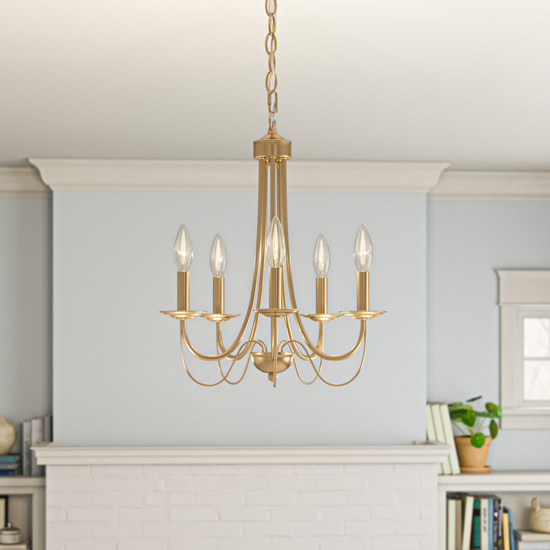 Beesley 5 - Light 18.5"W Candle Style Empire Chandelier