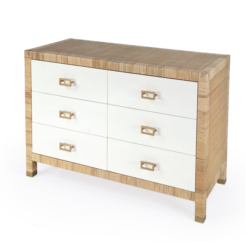 Commode double 6 tiroirs Janell