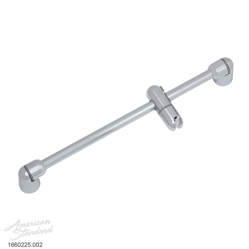 Universal Slide Wall/Shower  Bar, Chrome, 36"