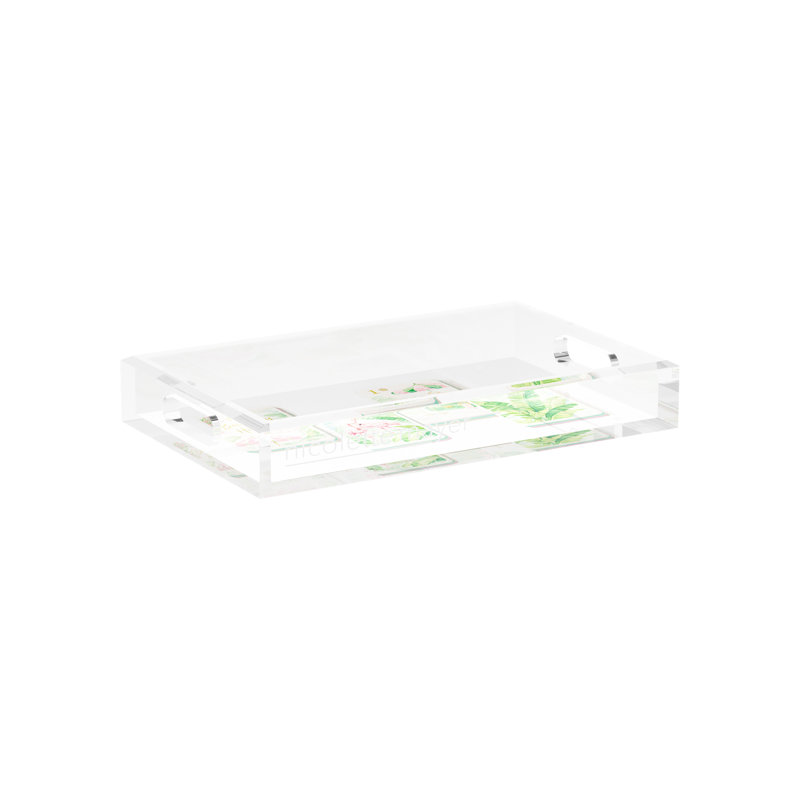 Decorative Tray, 2" H x 12.5" W x 7.75" D
