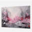 Evolving Shapes In Pink Marble V - Abstract Geometric Acrylic Wall Art Modern-101521810